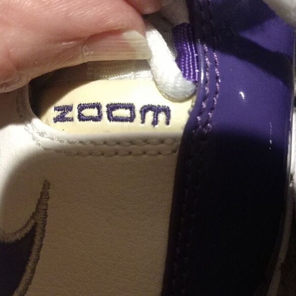 👍 Nike Zoom Air Sz 5 / 35.5 Basketball Leather. S1 - Picture 3 of 5